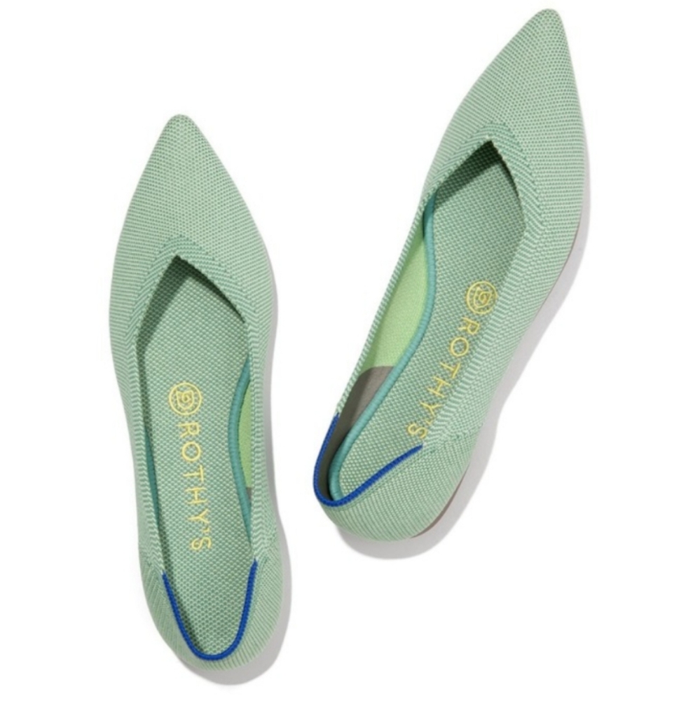 Rothy's Mint Points Size 7